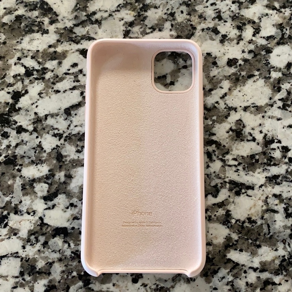 Silicone pink IPhone case
